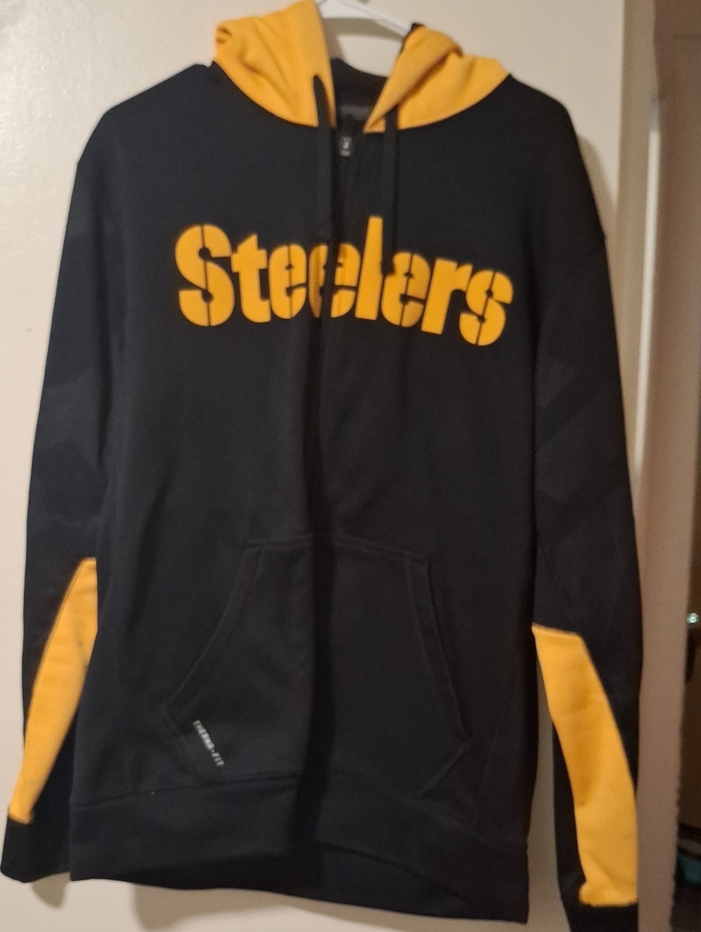 NFL Black and Gold Steelers Hooded Sweatshirt